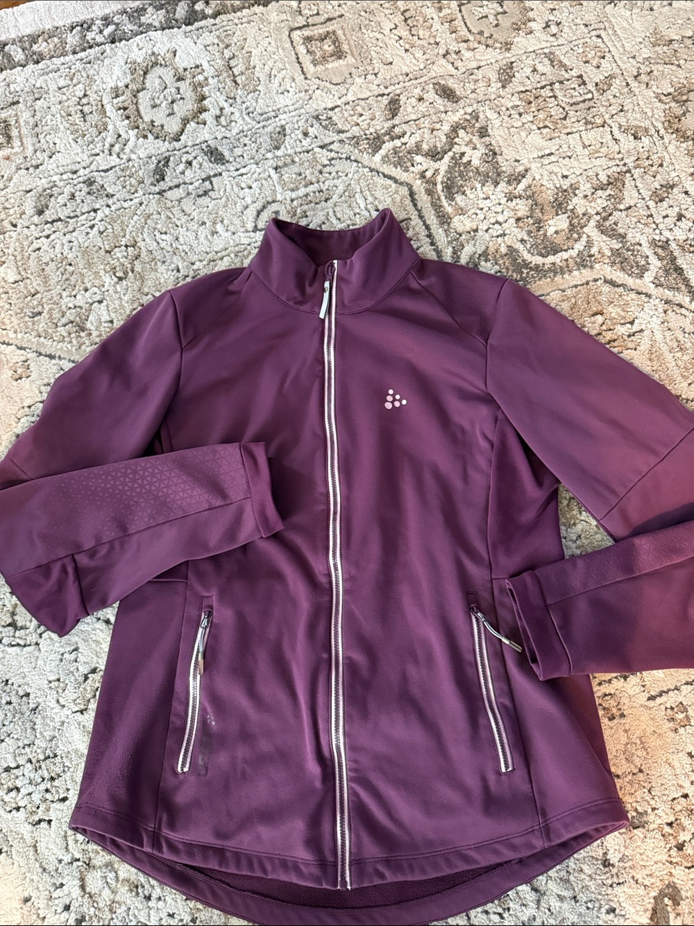Craft Women's Plum Full-Zip Utility Jacket